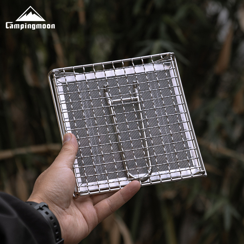 Camping Cooking Hob - CAMPINGMOON Grille de cuisson pliable en