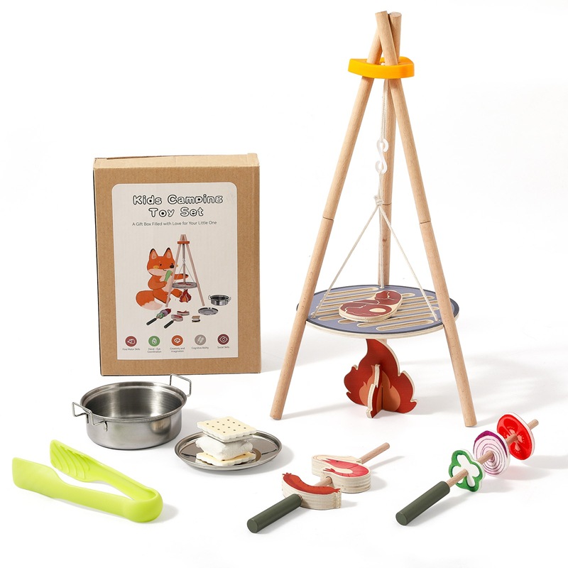 Camping Cooking With Kids - Ensemble de jeu de barbecue en