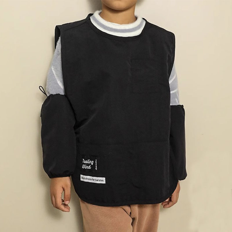 Camping Cooking With Kids - Tablier léger et imperméable pour enfants,