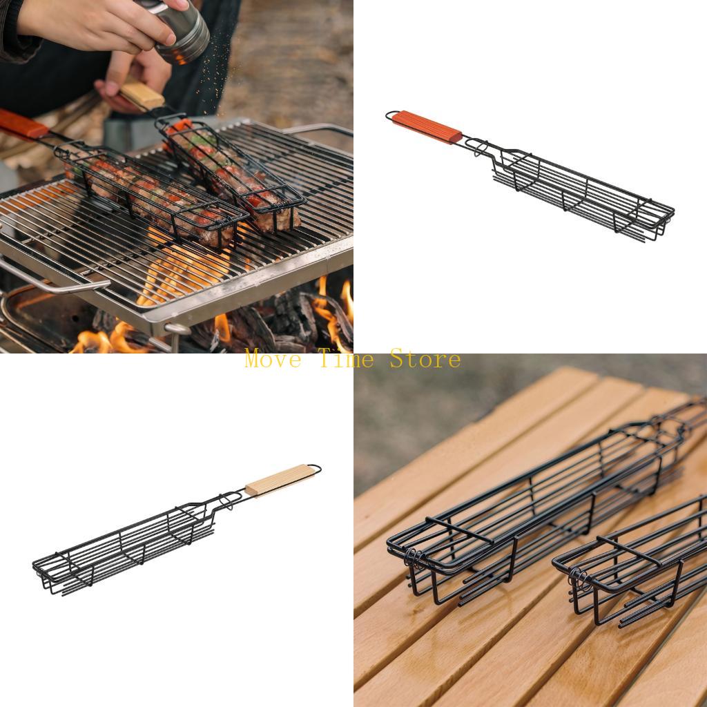 Camping Cooking Vegetables - Support grilles en maille fer Type