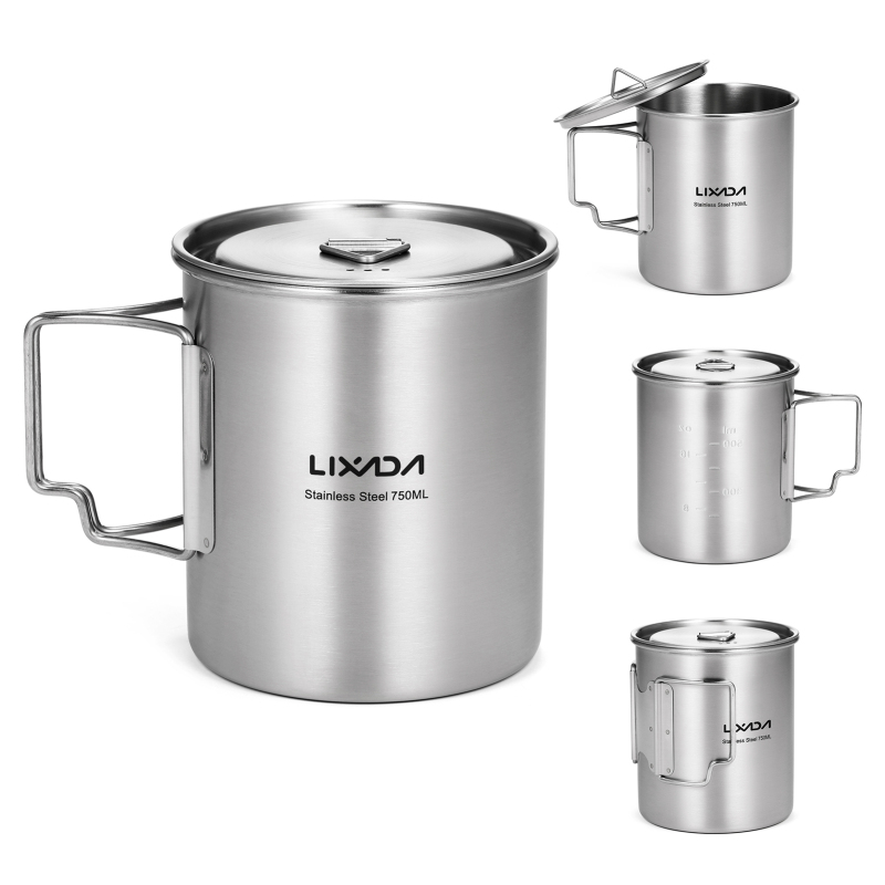 Camping Cooking Handle - VEXADA-Tasse à eau en acier inoxydable