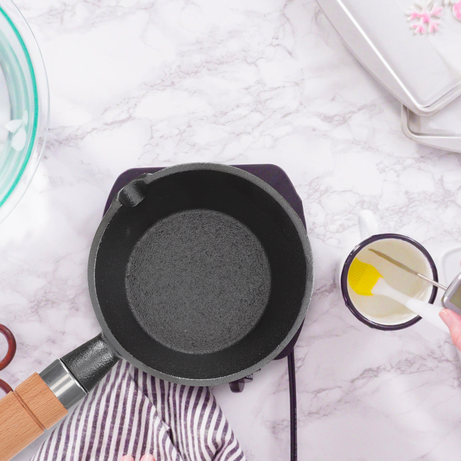 Skillet Cast Iron Camp - Mini poêle en fonte, petite poêle