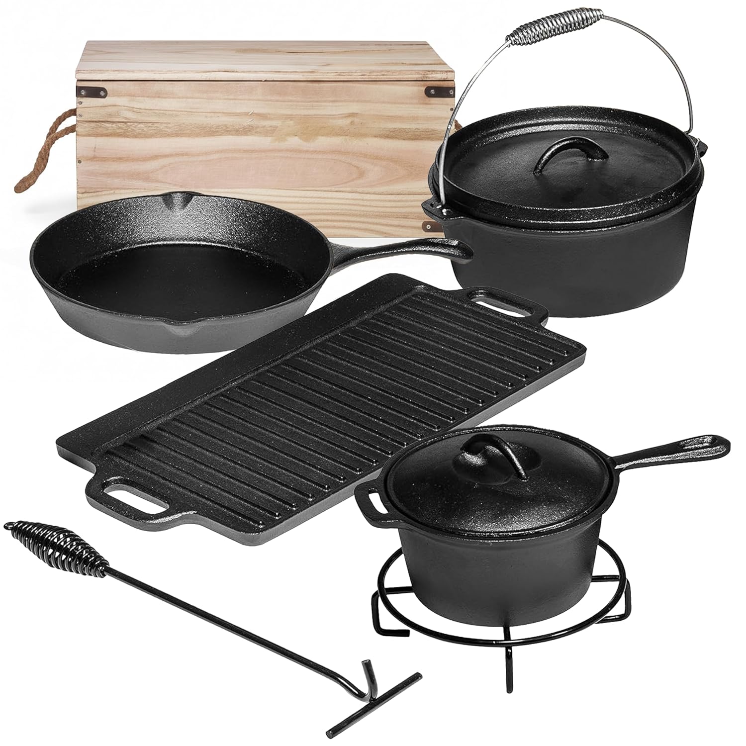 Camping Cooking Dutch Oven - Ensemble de cuisine de camping de