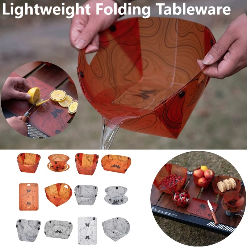 Camping Cooking Hob - Vaisselle de Camping pliable, bol Portable,