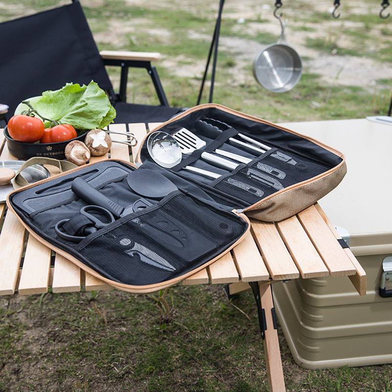 Ensemble de 8 ustensiles de cu - Camping Cooking Tool Set avis et prix
