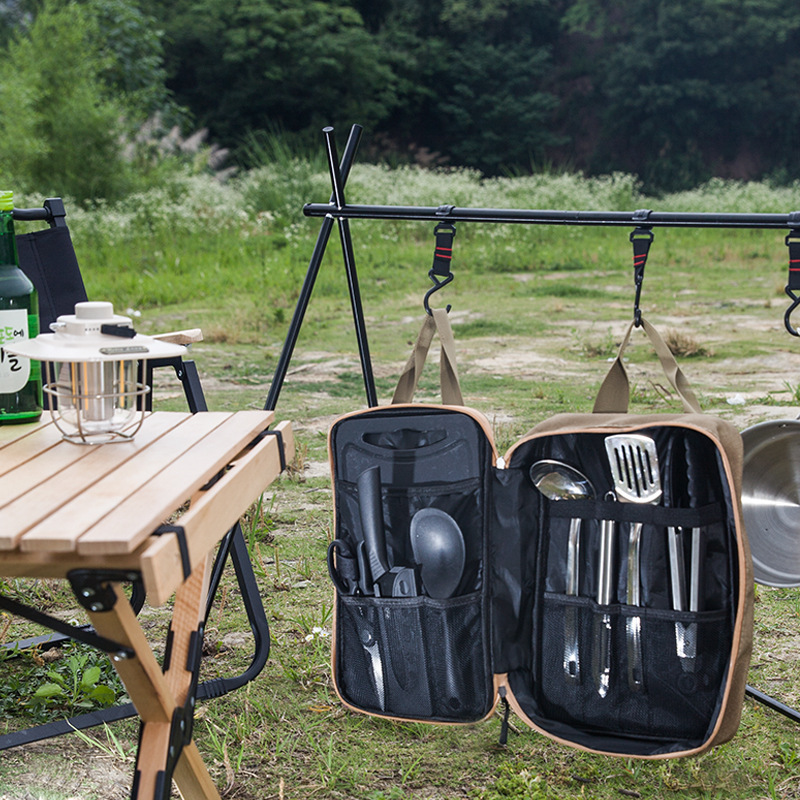 Ensemble de 8 ustensiles de cu - Camping Cooking Tool Set avis et prix