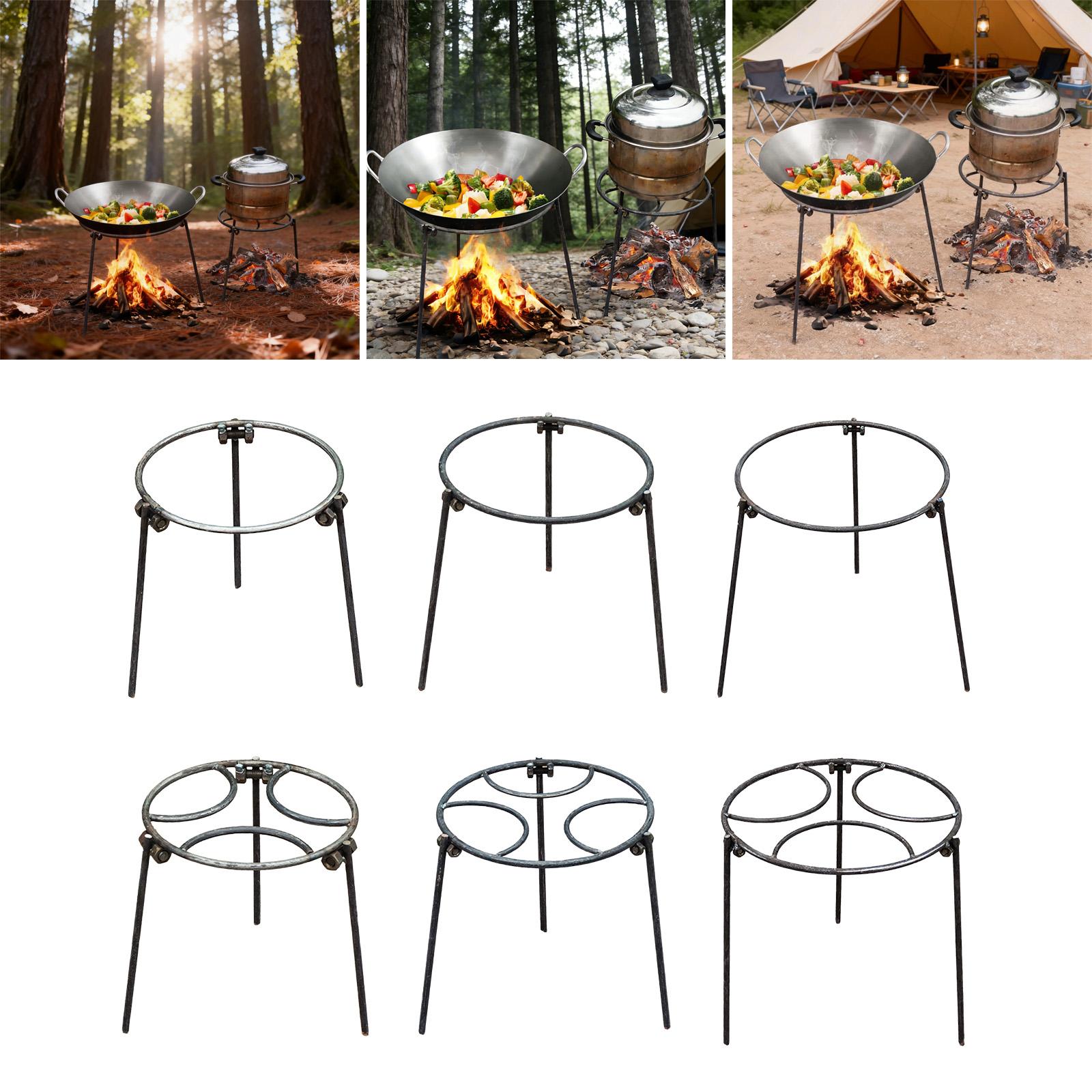 Trépied pour feu de camp, supp - Camping Cooking Dutch Oven avis et prix