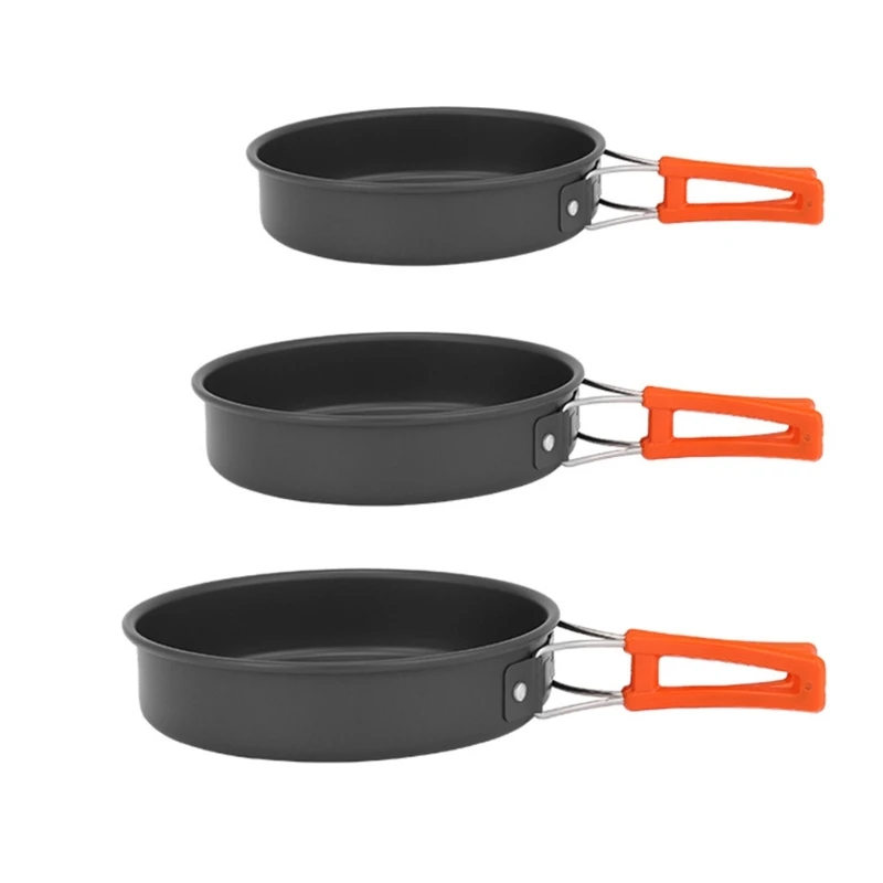 Poêle à frire portable avec ra - Camping Cooking Set Lightweight avis et prix
