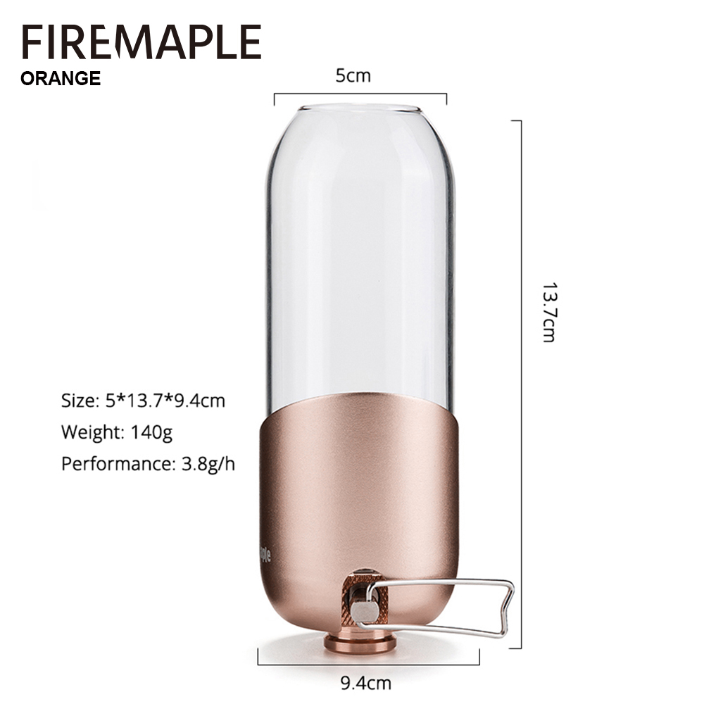 Lanterne à gaz orange en érabl - Camping Cooking Hob avis et prix