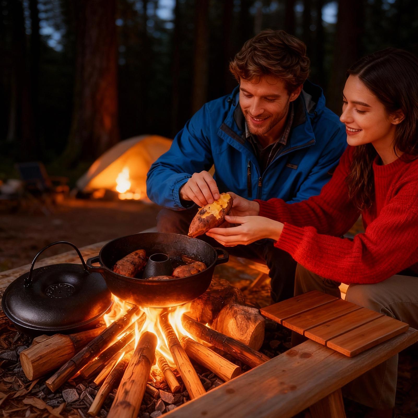 Chaudron en fonte pour la cuis - Camping Cooking Dutch Oven avis et prix