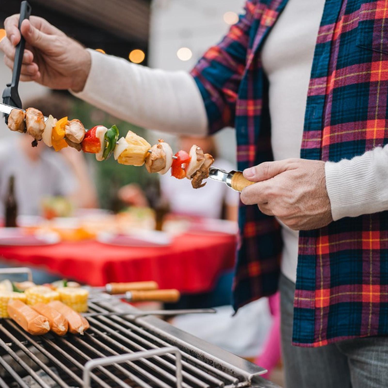 Brochettes de barbecue en méta - Camping Cooking Vegetables avis et prix