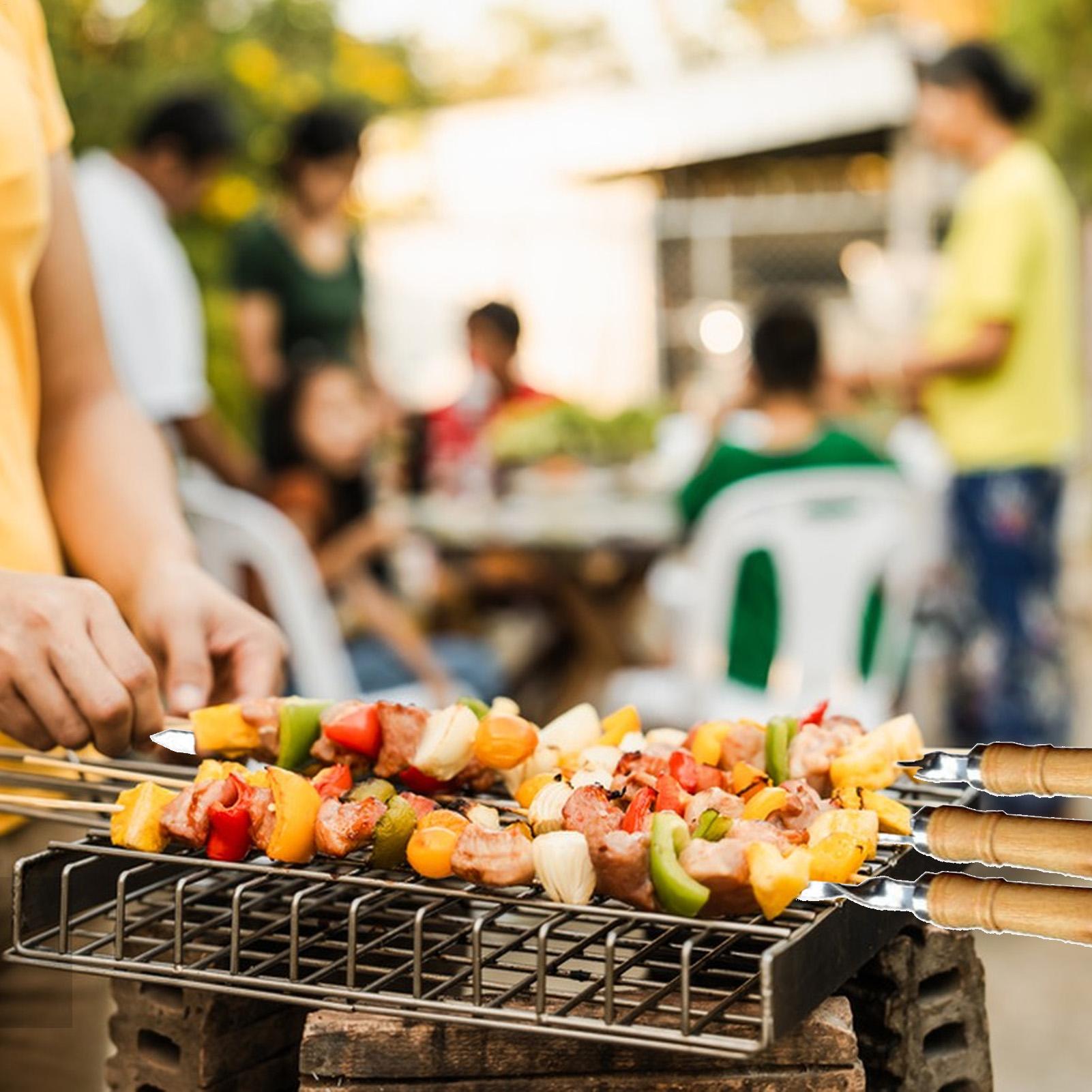 Brochettes de barbecue en méta - Camping Cooking Vegetables avis et prix
