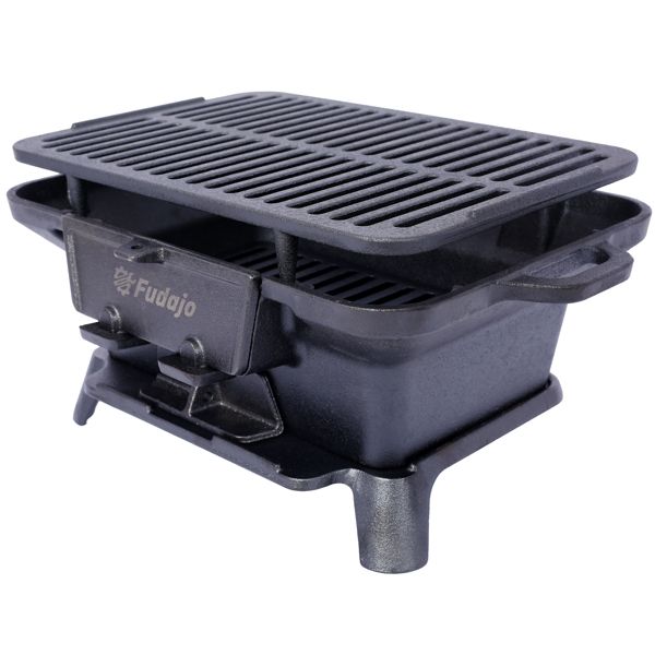 Grill au charbon de bois porta - Skillet Cast Iron Camp avis et prix