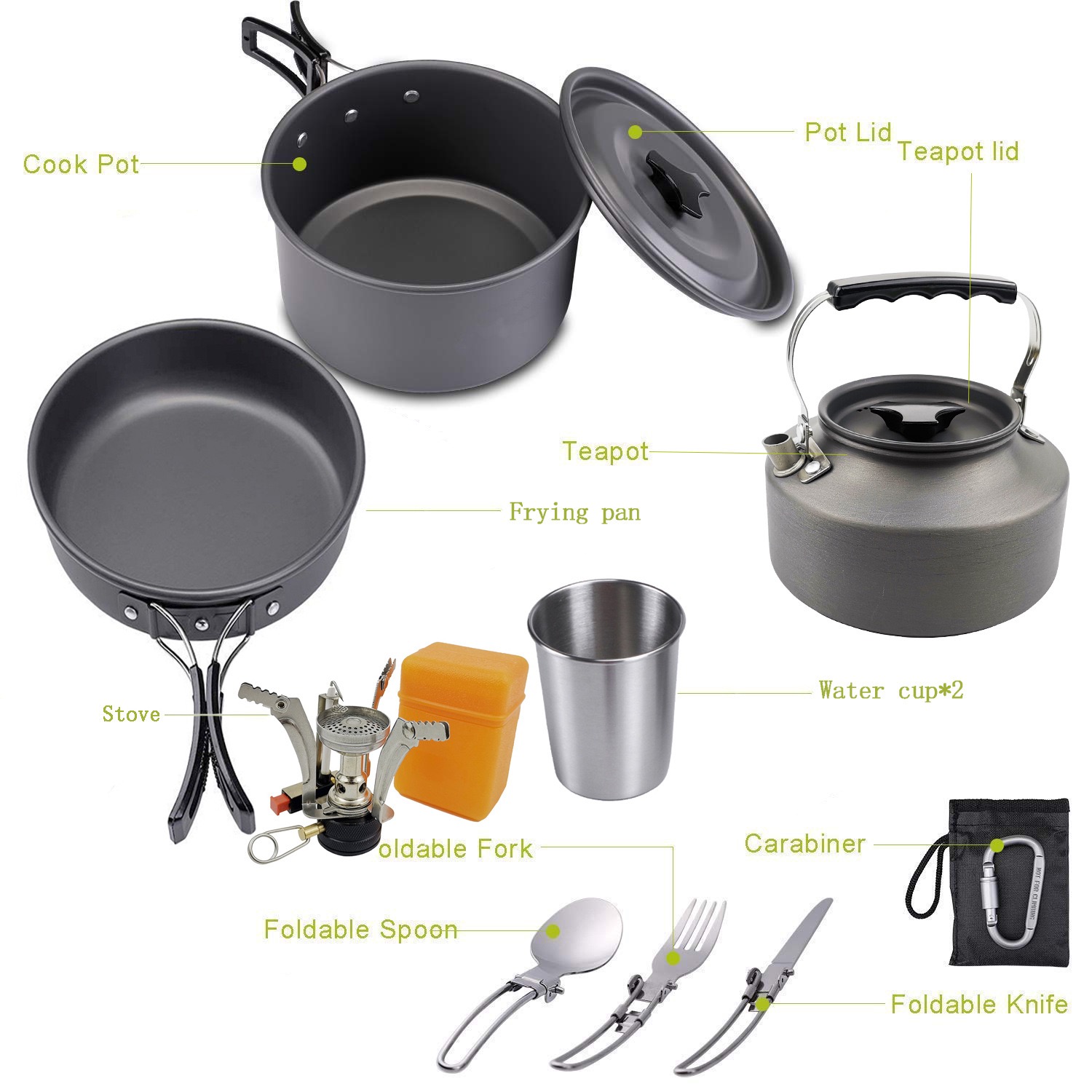 Ensemble de cuisine de camping - Camping Cooking Vegetables avis et prix