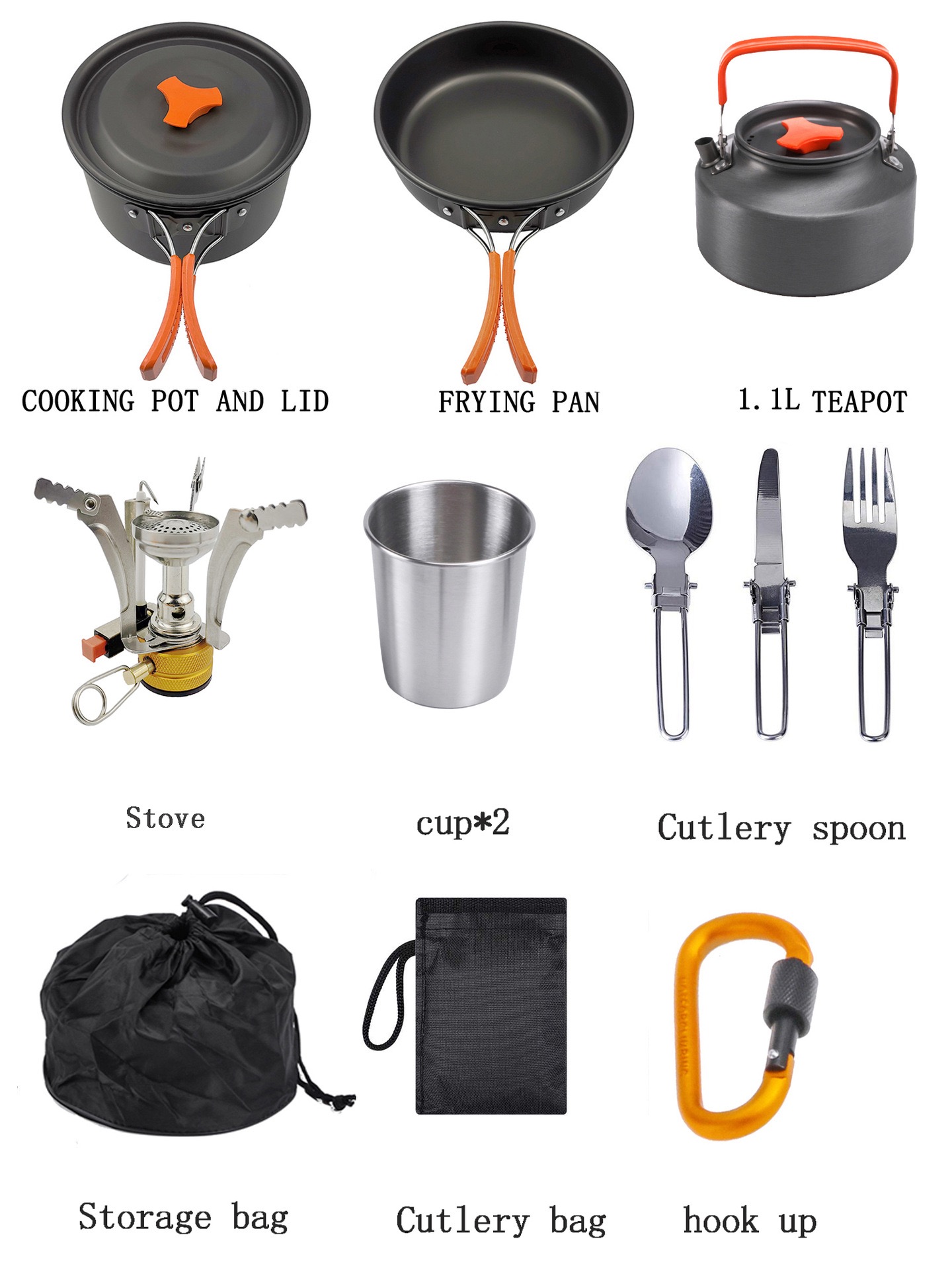 Ensemble de cuisine de camping - Camping Cooking Vegetables avis et prix