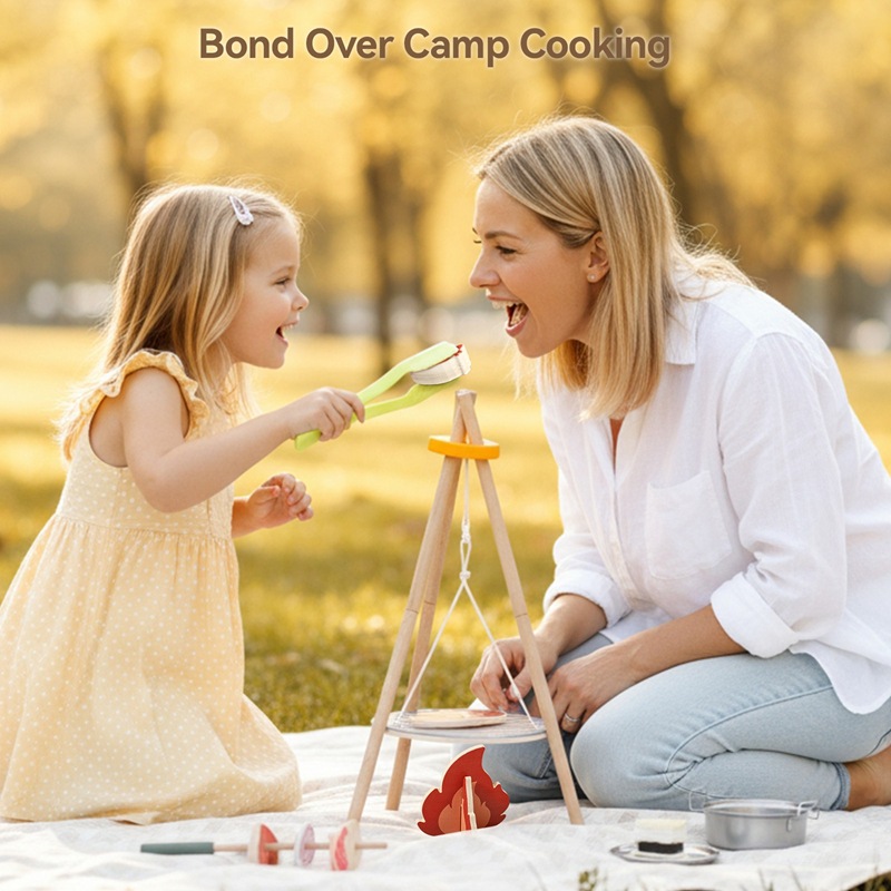 Ensemble de jeu de barbecue en - Camping Cooking With Kids avis et prix
