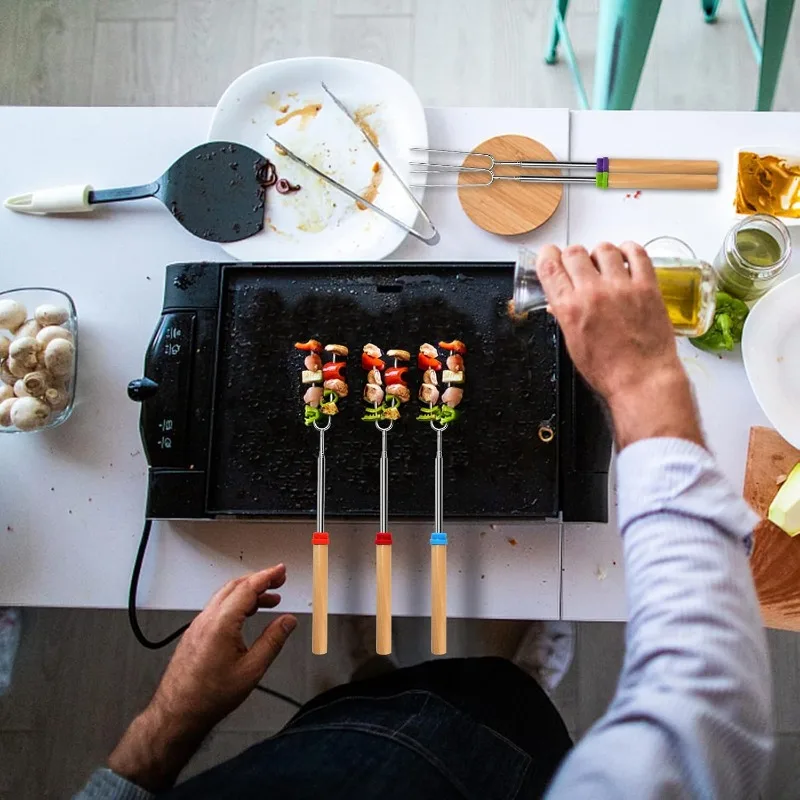 Brochettes de cuisson extensib - Camping Cooking Bbq avis et prix