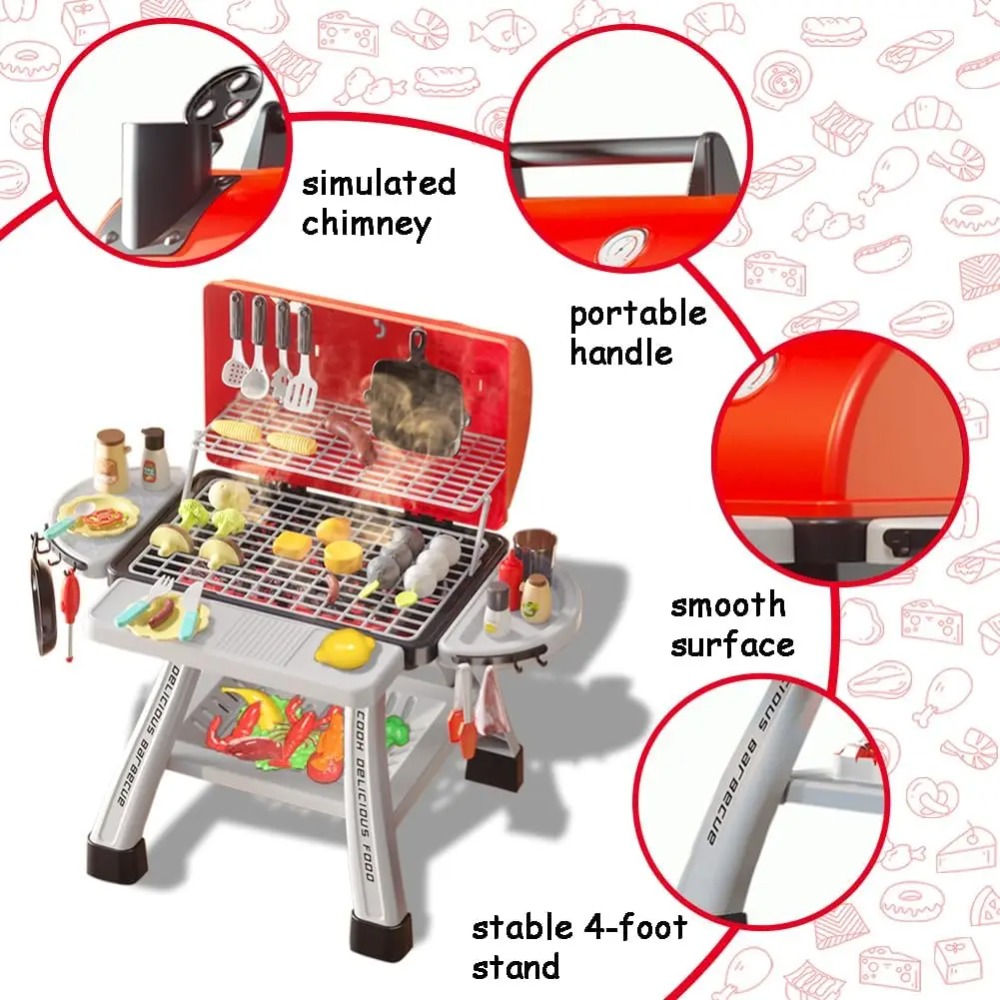 Ensemble de jouets barbecue po - Camping Cooking With Kids avis et prix