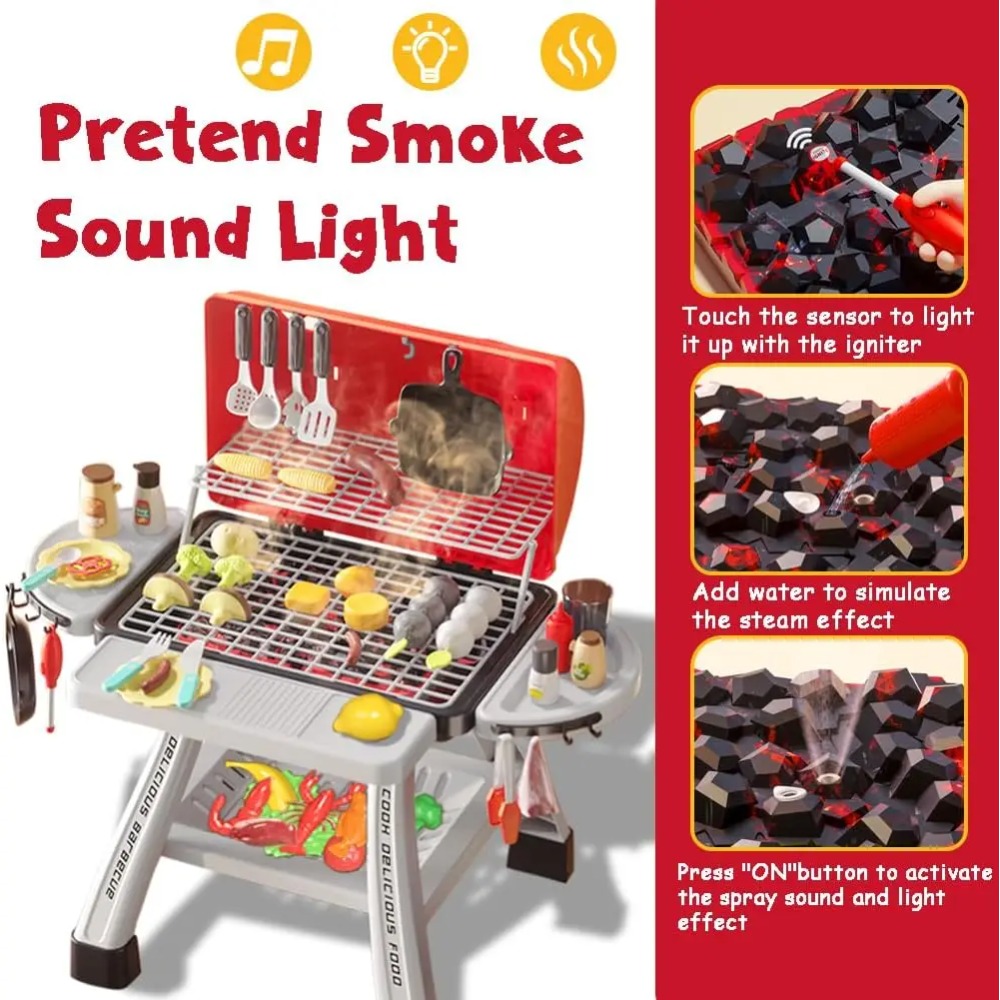 Ensemble de jouets barbecue po - Camping Cooking With Kids avis et prix
