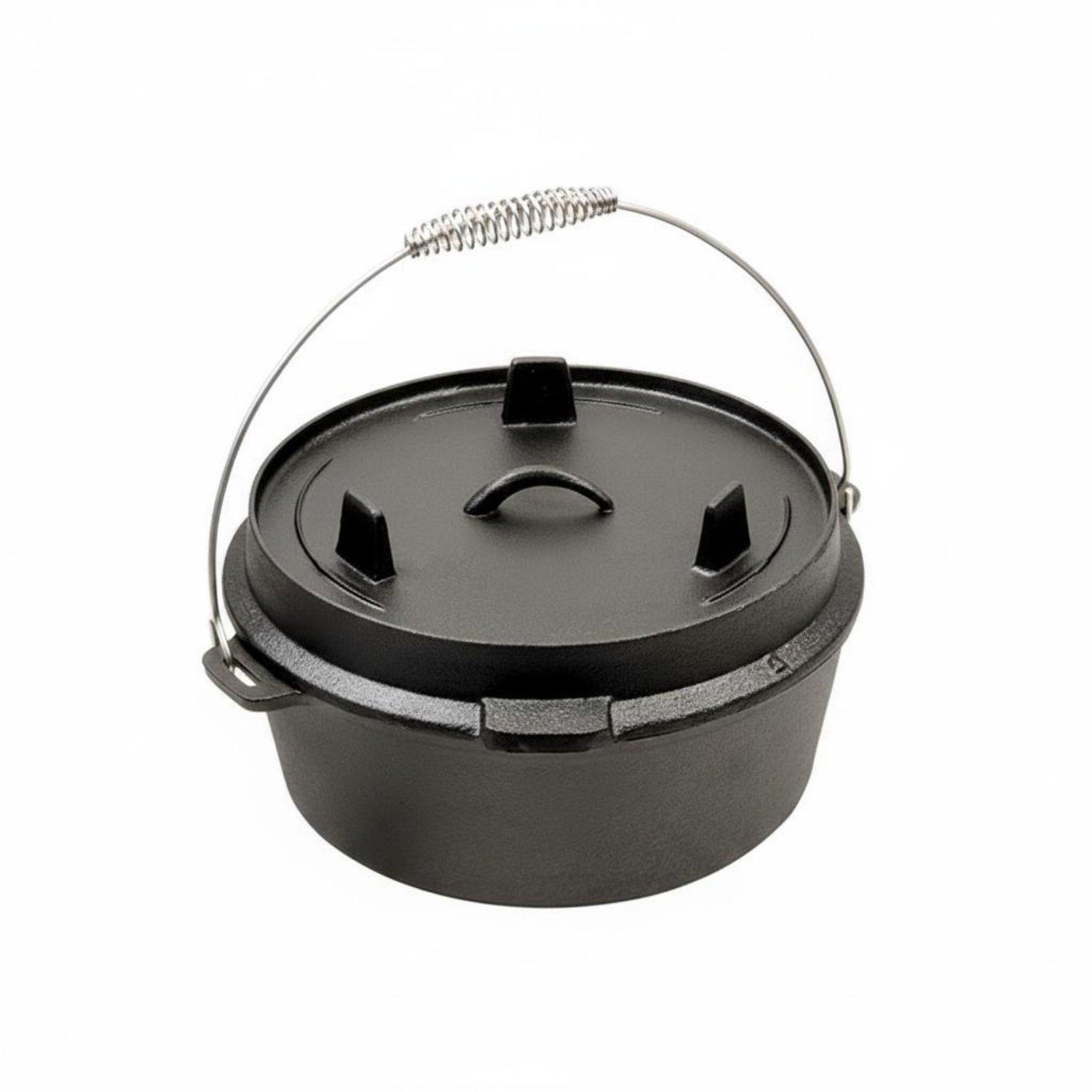 Cocotte hollandaise en fonte p - Camping Cooking Dutch Oven avis et prix