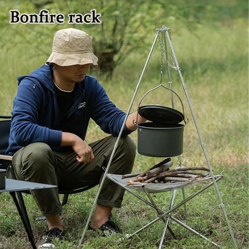 Trépied de feu de joie de camp - Camping Cooking Multi Tool avis et prix