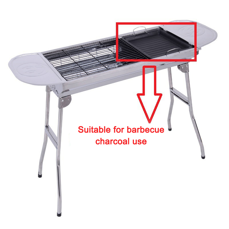 Poêle à griller carrée épaisse - Camping Cooking Handle avis et prix