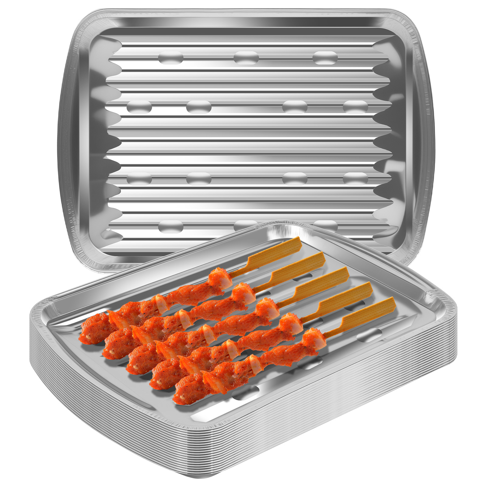 Plateaux en papier d'aluminium - Camping Cooking Bbq avis et prix