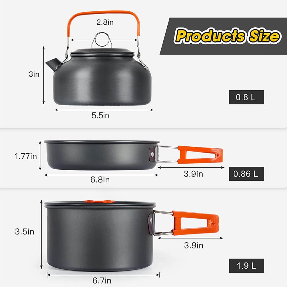 Ensemble de cuisine de camping - Camping Cooking Vegetables avis et prix