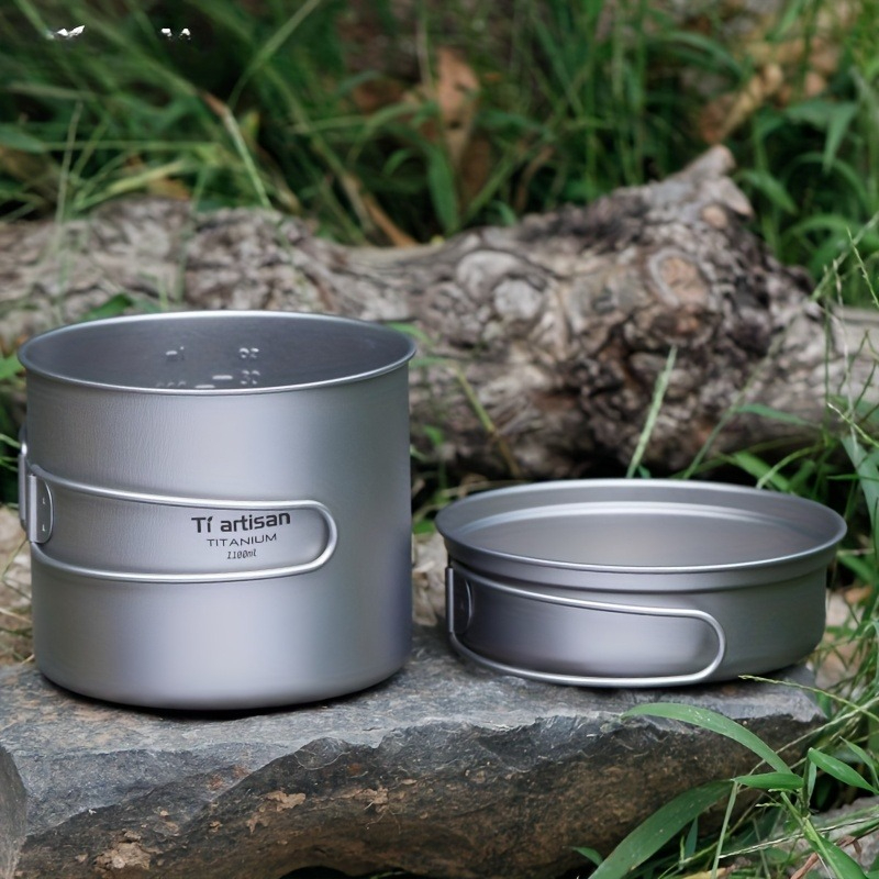 Ensemble de casseroles en tita - Camping Cooking Set Lightweight avis et prix