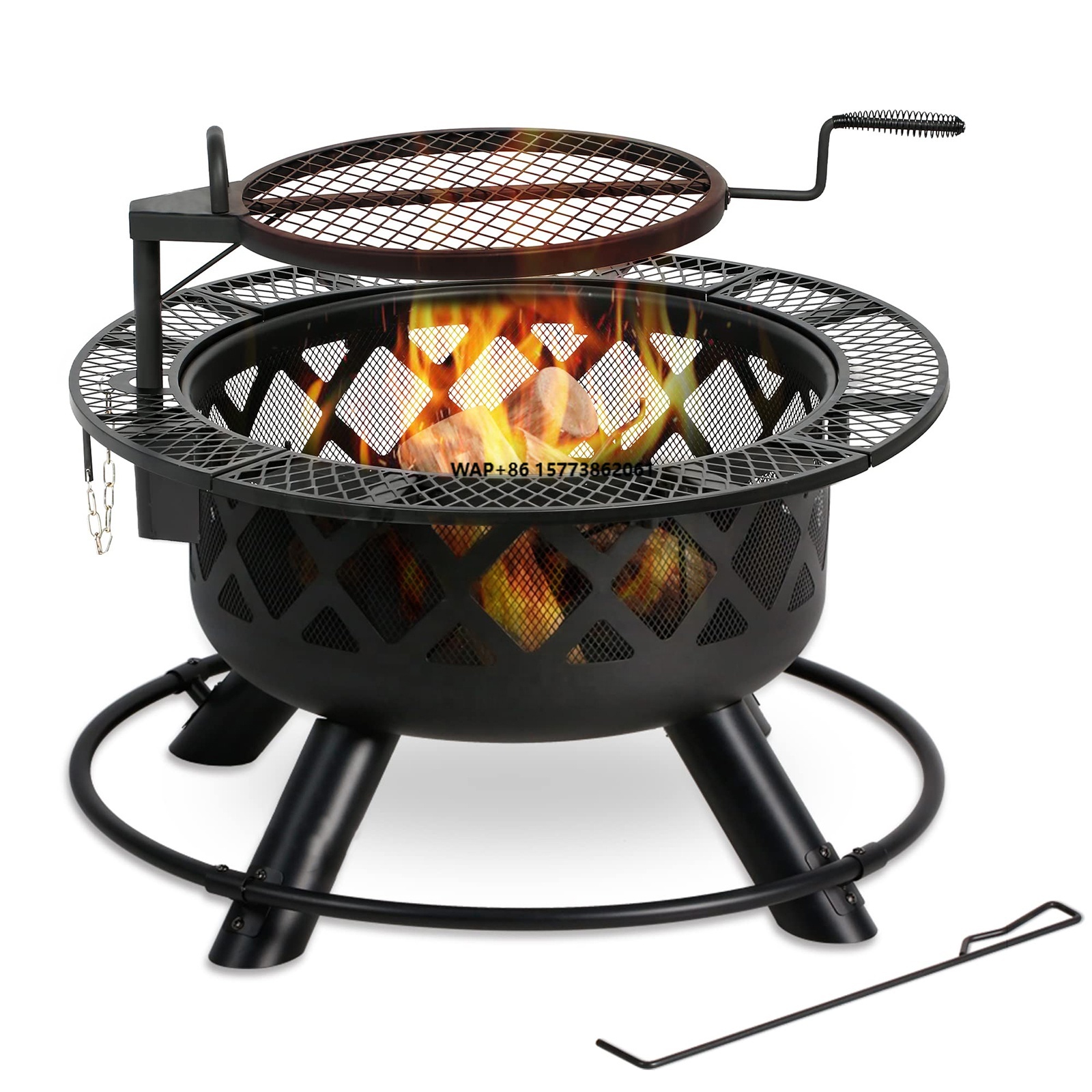 Grands foyer d'extérieur à boi - Camping Cooking Fire Pit avis et prix