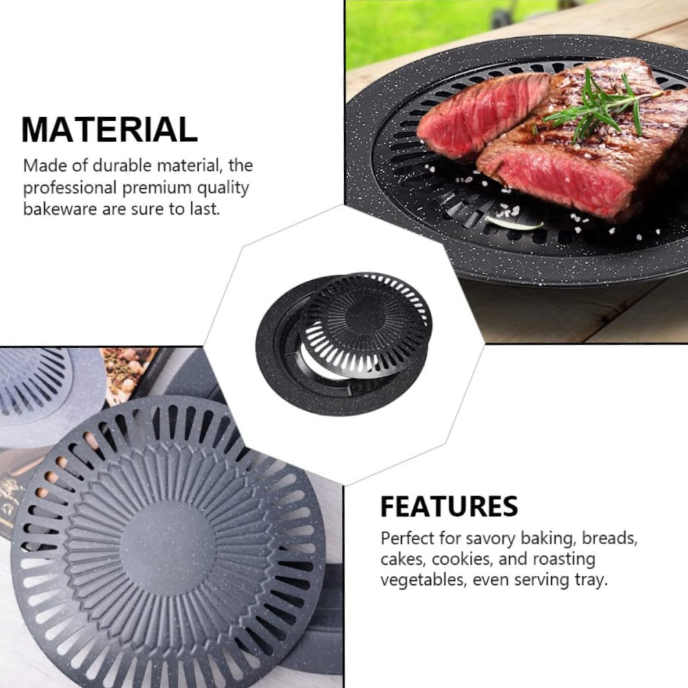 KOSUN – poêle à gril ronde ant - Camping Cooking Vegetables avis et prix