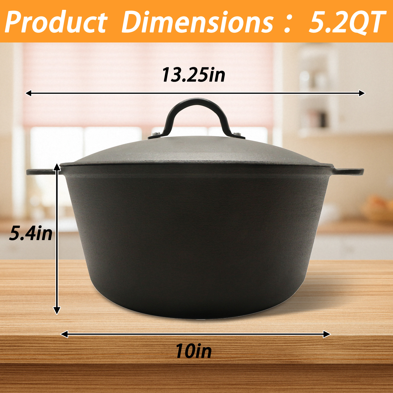 HANSMART Cocotte en fonte légè - Camping Cooking Dutch Oven avis et prix