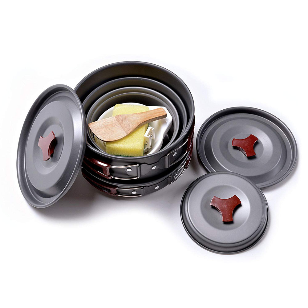 Kit de batterie de cuisine de  - Camping Cooking Set Lightweight avis et prix