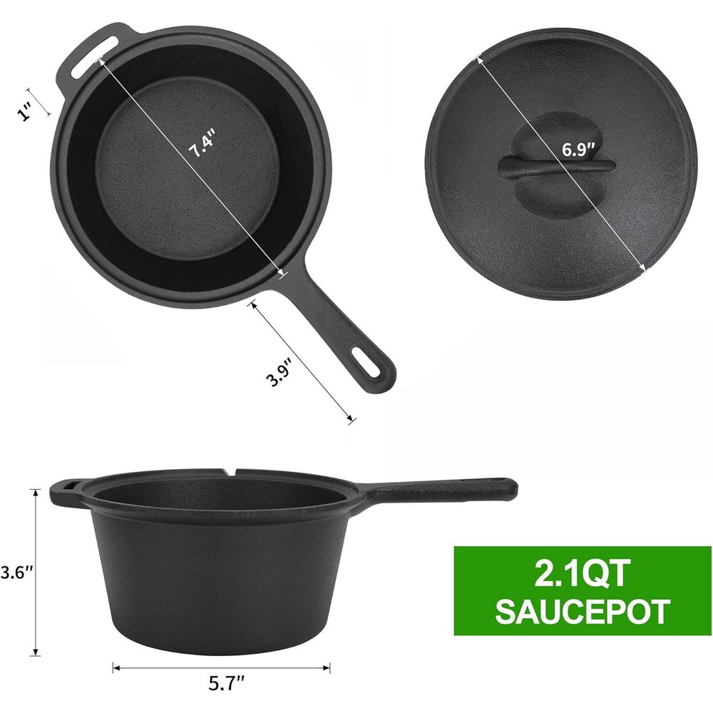 Ensemble de cuisson 8 pièces e - Camping Cooking Dutch Oven avis et prix