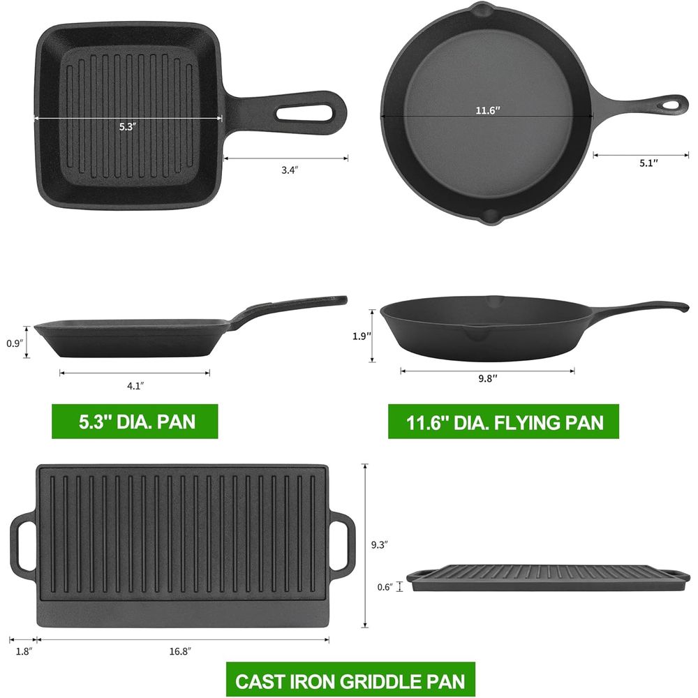 Ensemble de cuisson 8 pièces e - Camping Cooking Dutch Oven avis et prix